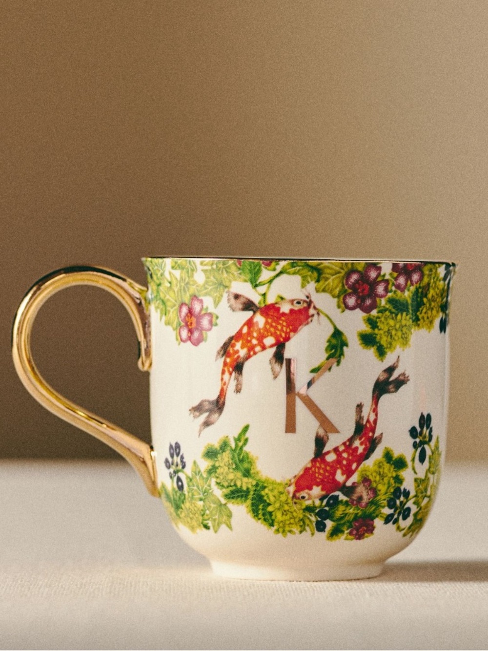Monogram Lou Rota Nature Mugs‎ K (Koi)